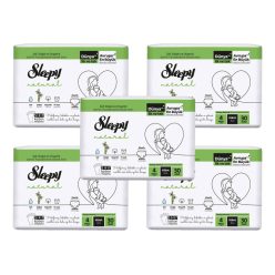   Sleepy Natural Ultra Sensitive Bambusz bugyipelenka Maxi 4 (7-14)(150db)