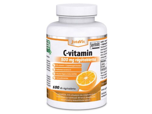 JutaVit C-vitamin 500mg rágótabletta 100db - Narancs