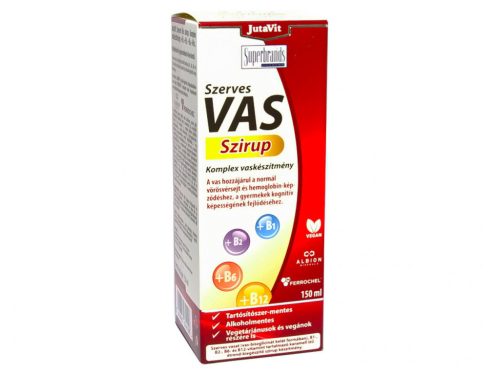 JutaVit Szerves Vas Szirup komplex 150ml