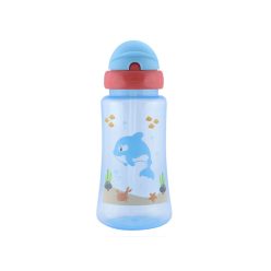 Baby Care sportitató szívószállal 330ml - Kék