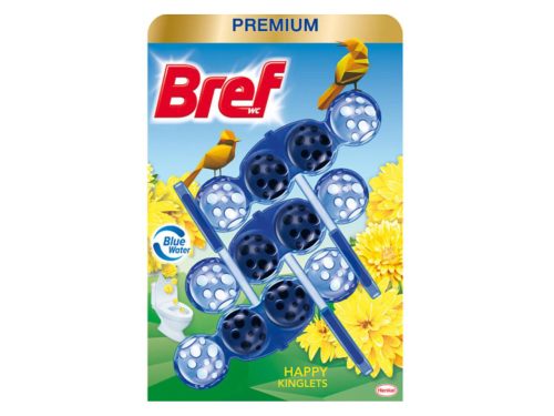 Bref PRÉMIUM WC frissítő 3X50g - Happy Kinglets (Color Aktiv) 