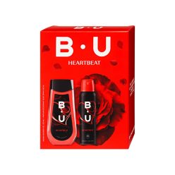   B.U. B.Unsame női díszdoboz (deo 150ml + tusfürdő 250ml) - Heartbeat