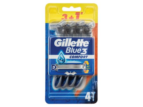 Gillette Blue3 eldobható borotva 4db - Comfort