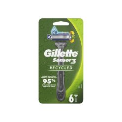 Gillette Sensor3 eldobható borotva 6db - Újrahasznosított