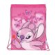 Lilo és Stitch, A csillagkutya Pink Angel sporttáska, tornazsák 44 cm