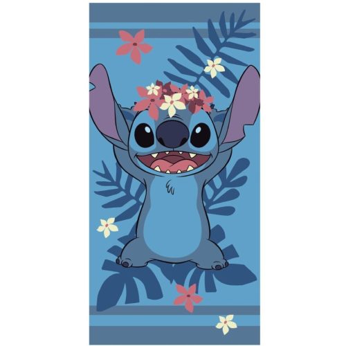 Lilo és Stitch, A csillagkutya Wreath fürdőlepedő, strand törölköző 70x140cm (Fast Dry)