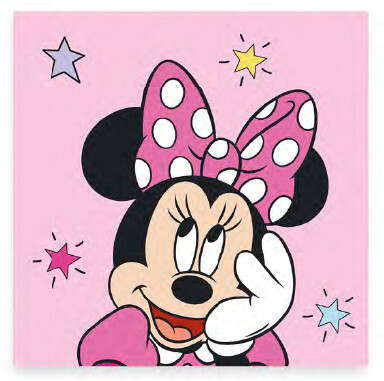 Minnie Star kéztörlő, arctörlő, törölköző 30x30cm