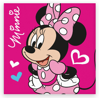 Minnie Love kéztörlő, arctörlő, törölköző 30x30cm