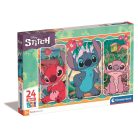 Lilo és Stitch, A csillagkutya Evile 24 db-os maxi puzzle Clementoni