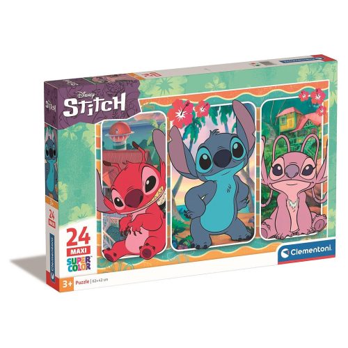 Lilo és Stitch, A csillagkutya Evile 24 db-os maxi puzzle Clementoni