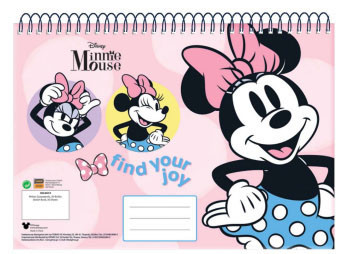 Minnie Joy A/4 spirál vázlatfüzet 30 lapos