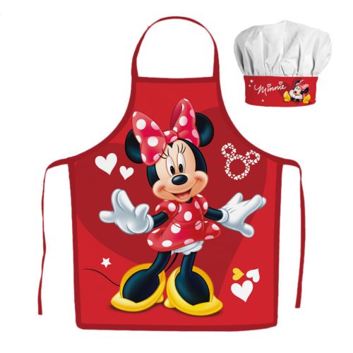 Minnie Red Hearts gyerek kötény 2 darabos szett