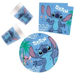   Lilo és Stitch, A csillagkutya Angel party szett 36 db-os 23 cm-es tányérral