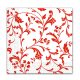 Piros mintás Arabesque Red szalvéta 20 db-os 33x33 cm FSC