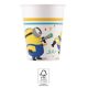 Minions The Rise of Gru, Minyonok papír pohár 8 db-os 200 ml FSC