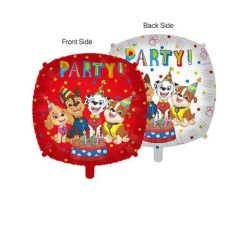 Paw Patrol Dual Faced, Mancs Őrjárat fólia lufi 46 cm