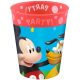 Mickey Rock the House micro prémium műanyag pohár 250 ml