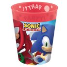 Sonic a sündisznó Sega micro prémium műanyag pohár szett 4 db-os 250 ml