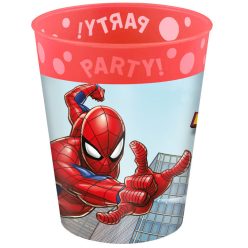   Pókember Crime Fighter micro prémium műanyag pohár szett 4 db-os 250 ml