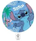 Lilo és Stitch, A csillagkutya Angel papírtányér 8 db-os 23 cm FSC