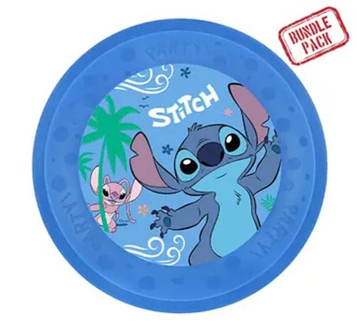 Lilo és Stitch, A csillagkutya Angel micro prémium műanyag lapostányér 4 db-os szett 21 cm