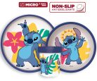 Lilo és Stitch Palms csúszásmentes étkészlet, micro műanyag szett