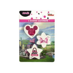 Disney Minnie forma radír szett 3 db-os