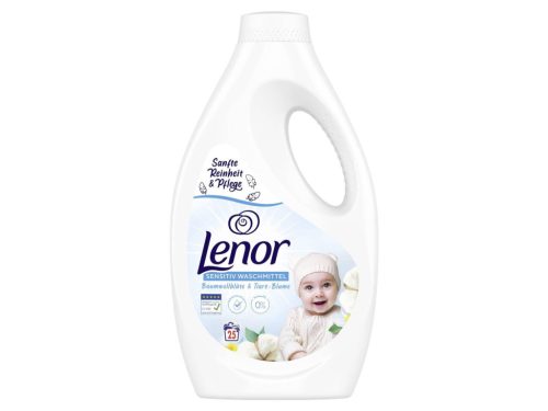 Lenor mosógél 1250ml 25 mosás - Sensitive - Pamut és Tiaré virág