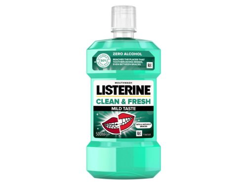 Listerine szájvíz 500ml - Clean and Fresh Mild Taste