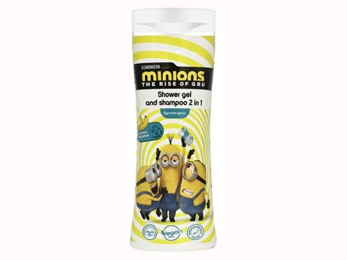 Minyonok hipoallergén 2in1 tusfürdő és sampon  300ml - Banán