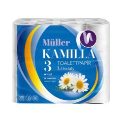 Müller wc-papír 24 tekercs 100 lap 3 réteg - Kamilla