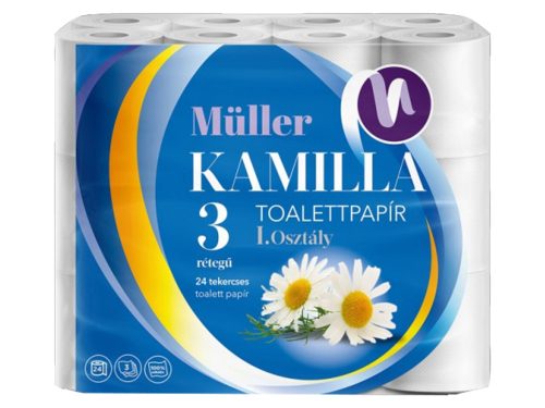 Müller wc-papír 24 tekercs 100 lap 3 réteg - Kamilla