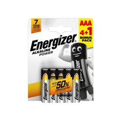 Energizer Alkaline Power mikroceruzaelem (AAA) 4+1 db