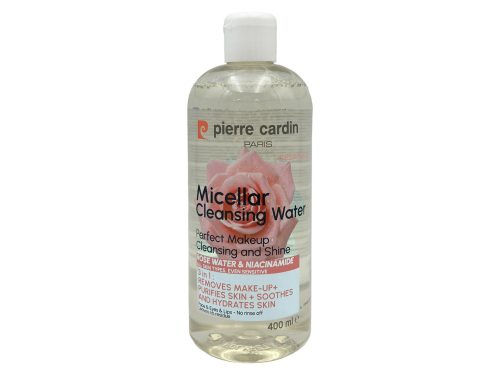 Pierre Cardin tisztító micellás víz 400ml - Rózsavízzel és niacinamiddal