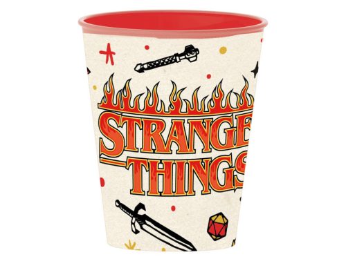 Stranger Things Upside Down pohár, műanyag 260 ml