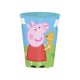 Peppa malac mikrózható műanyag pohár 260 ml  - Kék