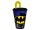 Batman Bat Signal szívószálas pohár, műanyag 430 ml