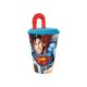 Superman Savior szívószálas pohár, műanyag 430 ml