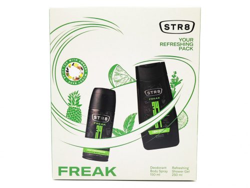 STR8 férfi díszdoboz (deo 150ml + tusfürdő 250ml) - Freak