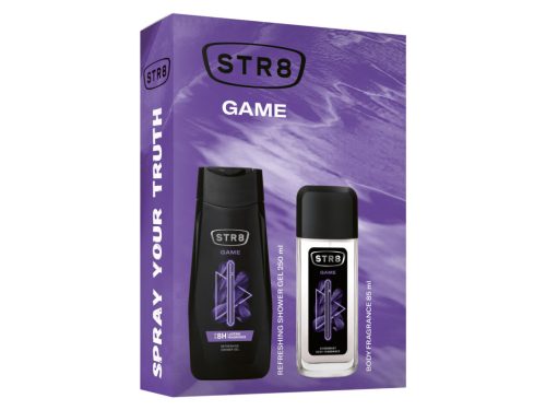 STR8 férfi díszdoboz (parfüm spray 85ml + tusfürdő 250ml) - Game