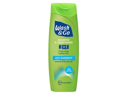 Wash & Go sampon és balzsam 2 az 1-ben 400ml - Korpásodás ellen